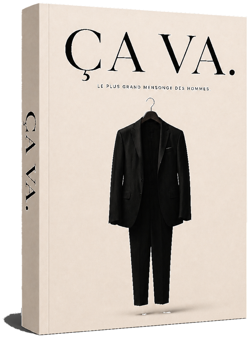 ÇA VA. — couverture et tranche