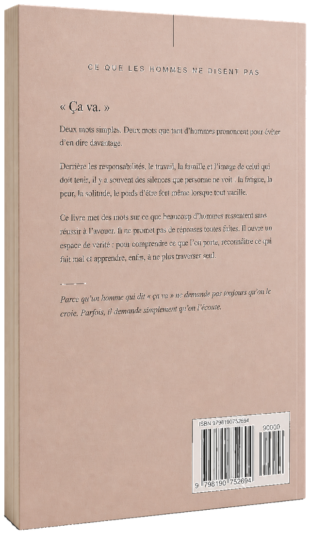 ÇA VA. — quatrième de couverture
